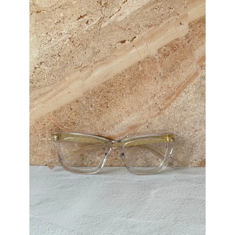 NEW Gucci GG2066O Transparent Clear Cat Eye Eyeglasses Frames